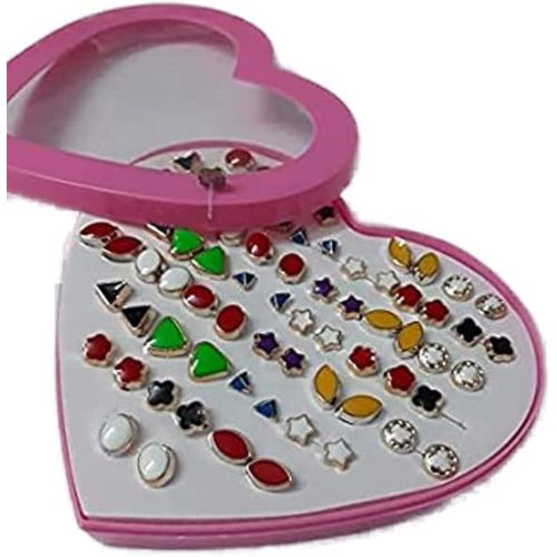 36-piece colored medical earring