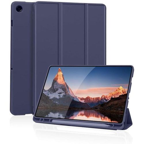 For Samsung Tab A9 8.7 5 In 1 Multiple Viewing Angles Pen Holder And Auto Wake/sleep Baby Blue
