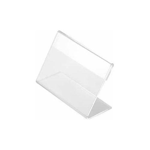 Gifticious 18 Pieces Clear Acrylic Price Label Holder for Office Supermarket