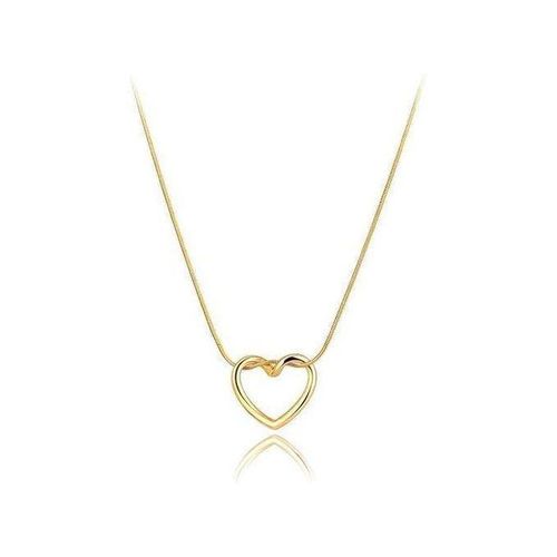 Women's Gold Plated Stainless Steel Necklace – Stylish Design Rust and Water Resistant - Suitable for Girls and Ladies – Perfect Gift