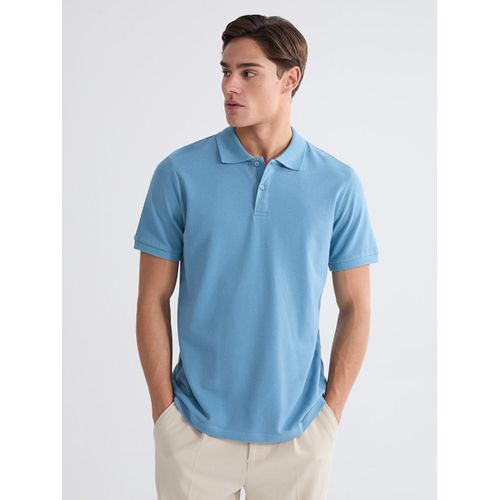Polo Collar Pique Men's T-Shirt