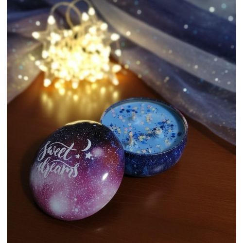 شمعة عطرية طبيعية من العود الأبيض Galaxy بوزن 150 جرام