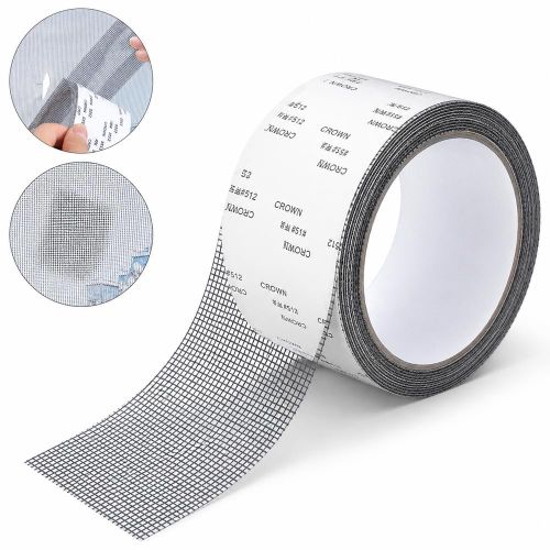 Adhesive Fiberglass Mesh Repair Tape for Window and Door Screens - 10-22