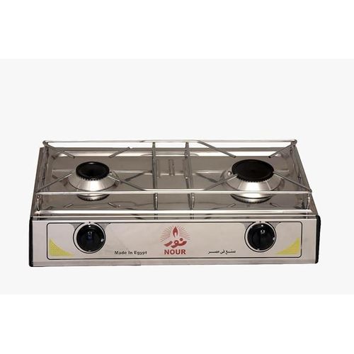 Stainless Steel Gas Flat 2 Eyes - 2 Burners