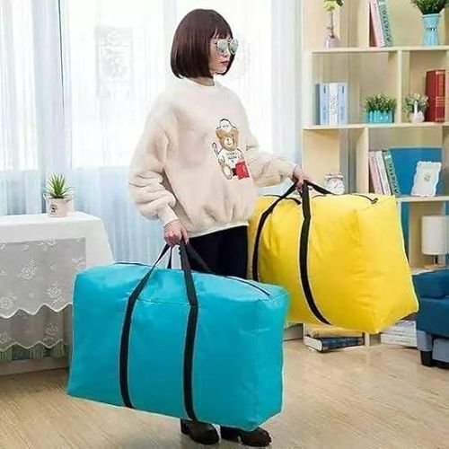 Clothing and Blanket Storage Bags, Fabric and Tear-Proof, Multicolored 8 Pieces) from Rimas Store