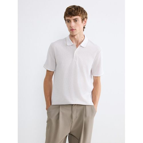 Polo Collar Pique Men's T-Shirt