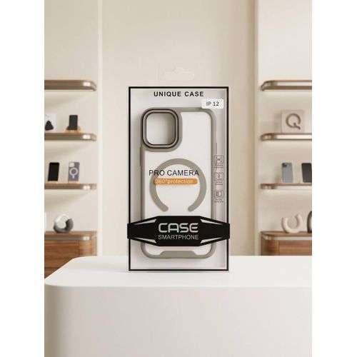 Unique Case Pro Camera 360 Protection for Apple iPhone 12 grey