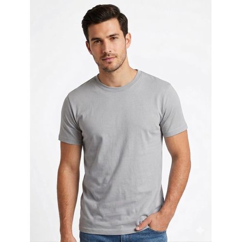 Medieval Light Grey Basic t- shirt for Men