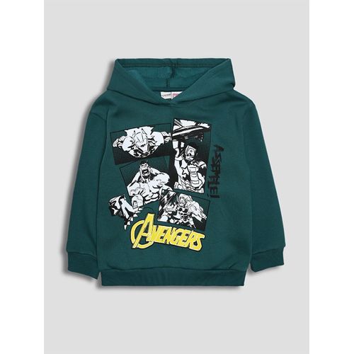 Avengers Printed Hooded Boy's Sweatshirt