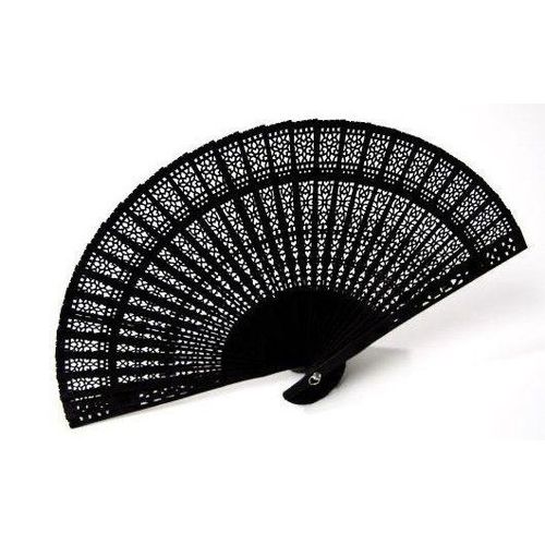 مروحة يدوية قابلة للطي مصنوعة يدويًا عالية الجودة