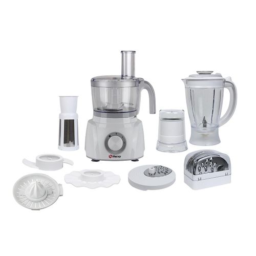 Multi-Act Food Processor 1000W 30 Functions 15L Jug 1L Chopper White