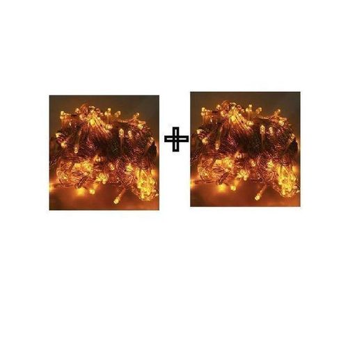 LED Light String - 100LED - 2 Pcs / Yellow