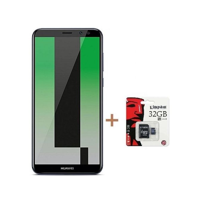 موبايل مايت 10 ليت - 5.9 بوصة - 64 جيجا بايت - شبكة 4G - ثنائى الشريحة - أزرق + كارت 32 جيجا كينجستون
