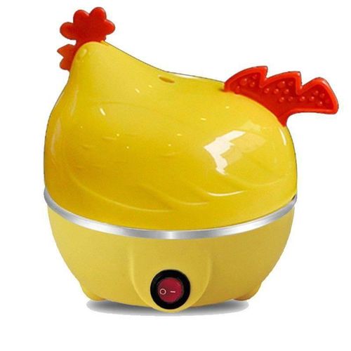 Electric Egg Boiler for 7 Eggs with Chicken-Shaped Lid - Fast Egg Cooker for Hard - Soft Boiled Eggs