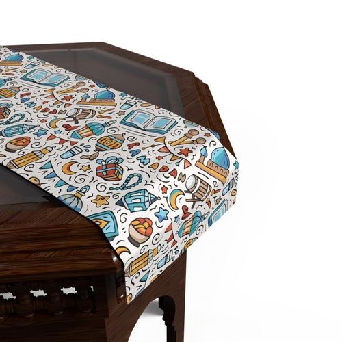 HOME Ramadan's Unique Oros Runnner Velvet Runner Multicolor 35W*140L