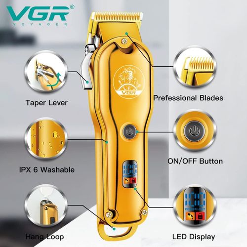 VGR V-650 - Professional Electric Shaver. Rechargeable for men