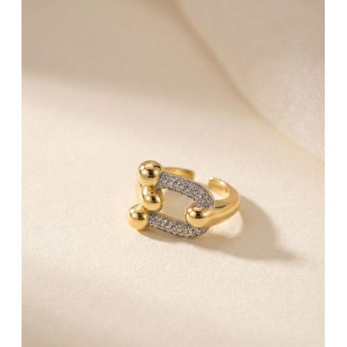 Women Gold Plated Stainless Steel Ring – Long Lasting Color – Rust Resistant – Elegant Luxury Design – Perfect Gift for Eid & Mother’s Day