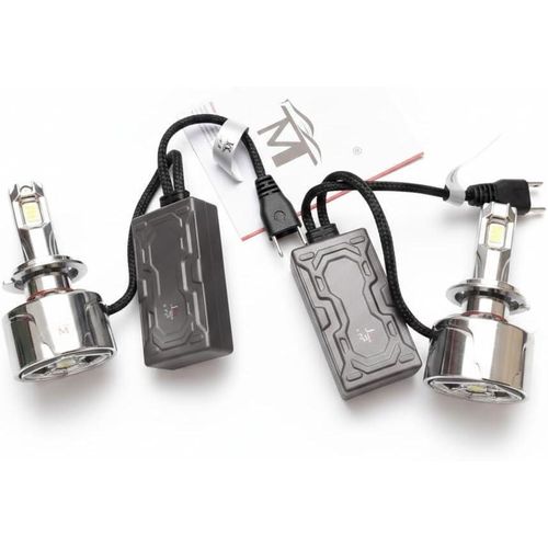 MT FX1 LED Headlight Bulbs 12000LM 6000K Super Bright Car Headlight Conversion Kit 90W Stable Power 180W Start Power Plug and Play CSP Chips Waterproof Cooling Fan Auto Lamp H7