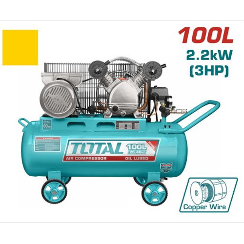 AIR COMPRESSOR 100Lit WITH 2 HEADS (TC2301006)
