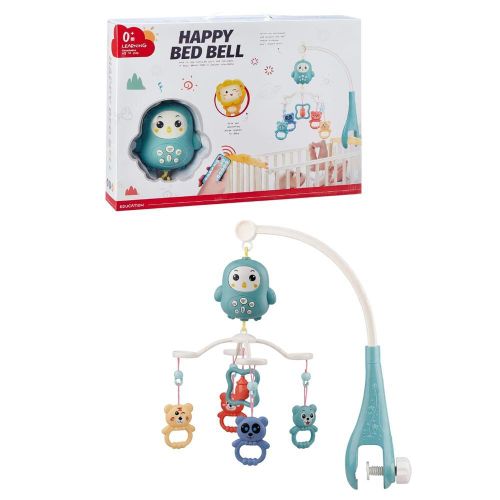 Happy Bed Rattle With Remote Control - Gray - 668-161