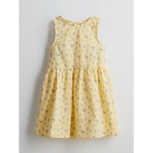 Crew Neck Girl's Dress