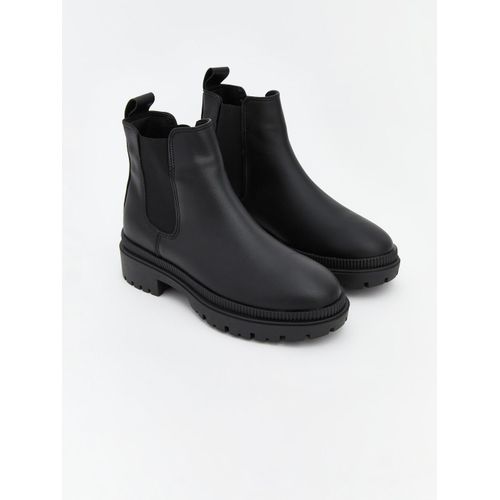 Leather-Look Women's Boots