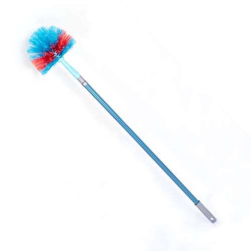 Round Duster Head With Coated Extendable Metal Thick Handle