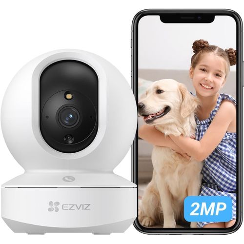 Indoor Security Camera, One Touch Call, Human/Sound Detection, Color Night Vision, No Subscription, 360° Camera PT Auto Tracking, Two Way Talk, Alarm, Google Alexa TY1 Pro 2MP