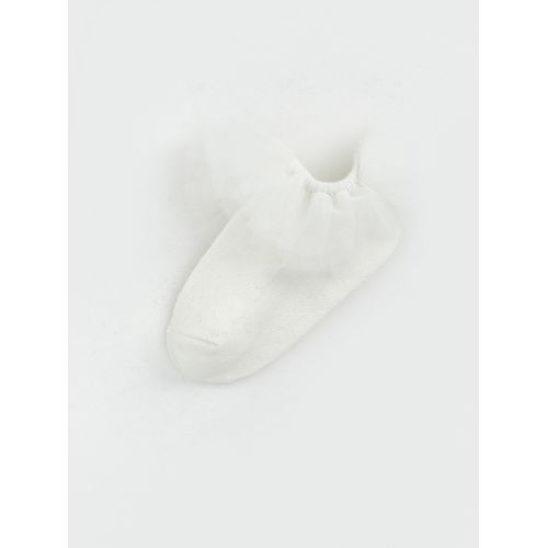 Lace Detail Baby Girls Trainer Socks