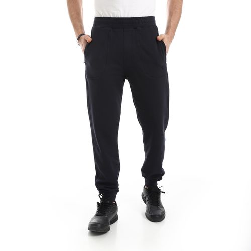 Men Cotton Jogger Pants - Navy