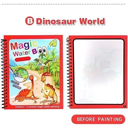 Magic Water Drawing Book - Dinosaur World Edition