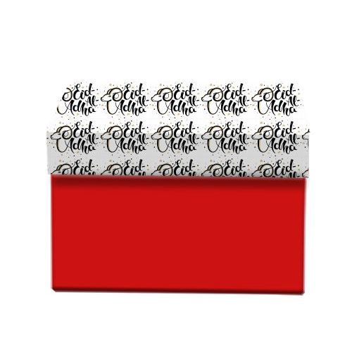 Eid Al Adha Gift Box, Red and White, Festive Theme, Holiday Packaging