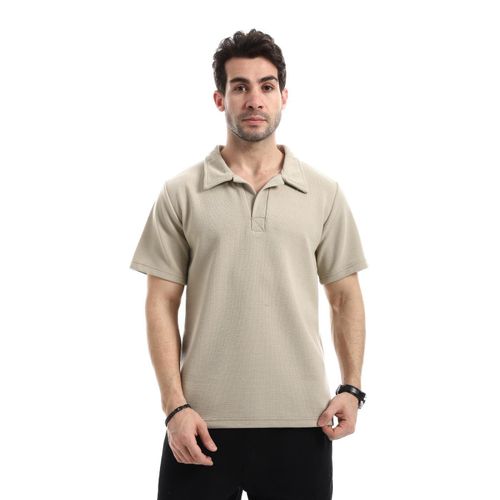 Espresso Roast Modern T-Shirt - Dark Beige