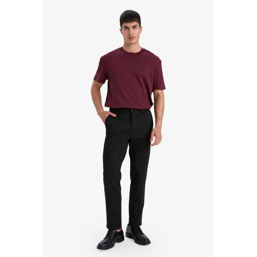 Tailored Fit Straight Leg Trousers