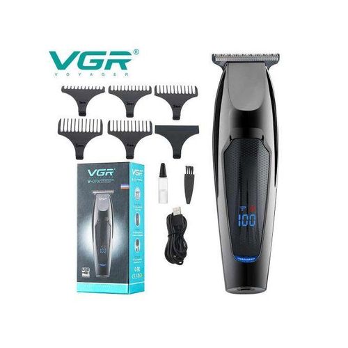Professional Hair Trimmer with 5 Guide Combs, 2-Speed, V-070