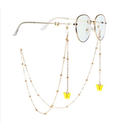 es Handmade Sunglasses in Gold/Yellow