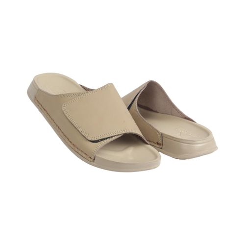 سليبر رجالى فلات جلد طبيعى