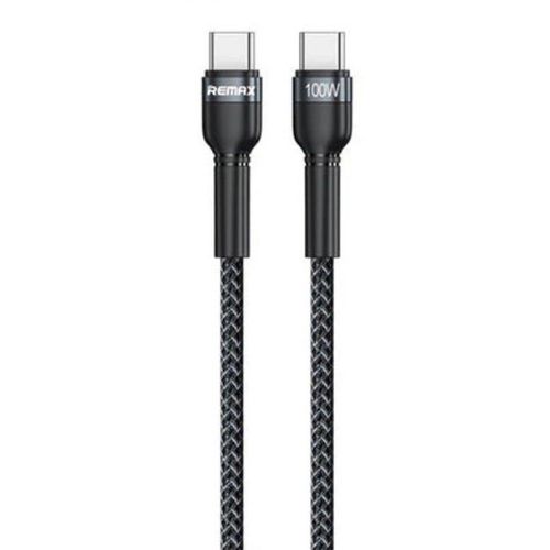REMAX Fast Charging And Data Transmission RC-172 , 100W Type C to Type C Cable , 1000MM - Black