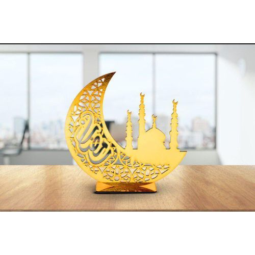 Islamic laser stand crescent