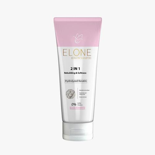 Elone Keratin Shampoo For The Care Of Dyed, Damaged And Chemically Treated Hair - 200 ML