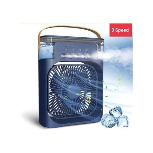 productimagename-Generic-Fan Cooling USB with 3 Speeds, LED Light, Water Spray, Timer - Blue-3 Fan Cooling USB with 3 Speeds, LED Light, Water Spray, Timer - Blue 450.00