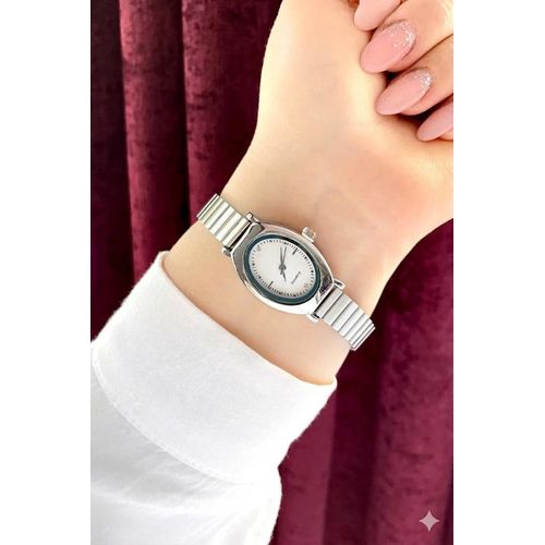 Luxury Women's Stainless Steel Wristwatch - Elegant Rust-Resistant Analog Watch - Water Resistant Fashion Timepiece for Ladies