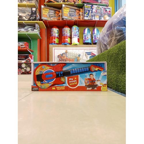 Kids Battery Operated Musical Guitar Toy 6969-63 - Fun & Safe Instrument for Toddlers & Children, Develops Creativity & Fine Motor Skills