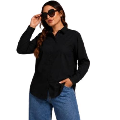 Women's Classic Long Sleeve Button-Up Shirt