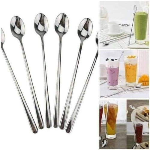 طقم معالق كوكتيل استانلس مكون من 12معلقة