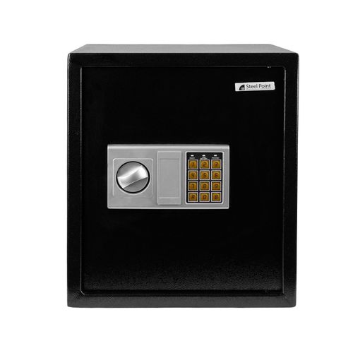 SteelPoint Ultrasafe Digital Safe Box 40 cm (46L) for Home & Office - Black