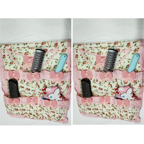 Fabric hanging organizer set of 2 pieces