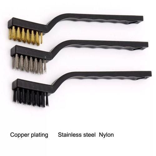 Copper Brush For Cleaning Stove And Metals 3 Pieces