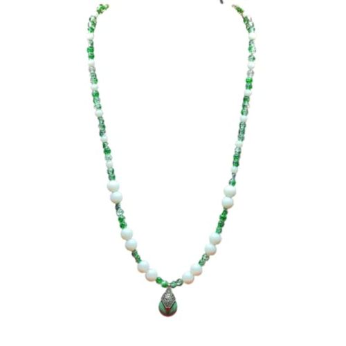 Maliaka Accessories Alaberu Onyx Necklace - Multicolor, One Size