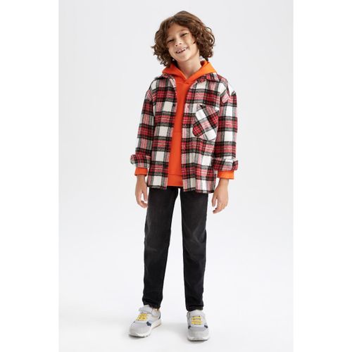 Boy Slim Fit Trousers - Anthra